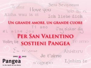 Per San Valentino sostieni Pangea!