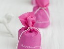 bomboniere con la velina rosa