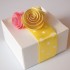 scatolina con rose carta