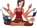 donne multitasking