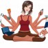 donne multitasking