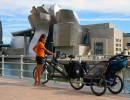 rimorchio per bici e passeggino chariot