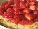 crostata con fragole