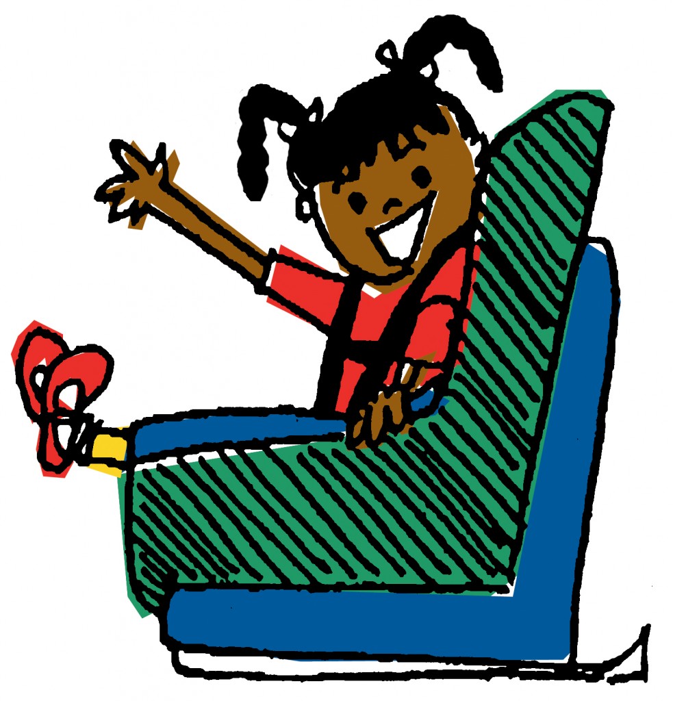 bimba-seggiolino disegno bimba seggiolino