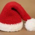 cappello da babbo natale all'uncinetto
