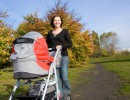 passeggiata con neonato