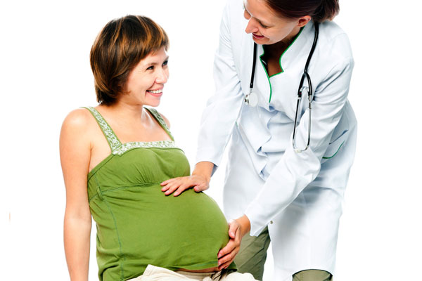 Ginecologa e mamma incinta