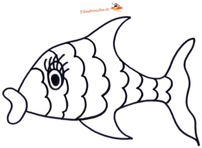 Pesce d 39 aprile scherzi e disegni da fare con i bambini for Immagini di pesci da colorare per bambini