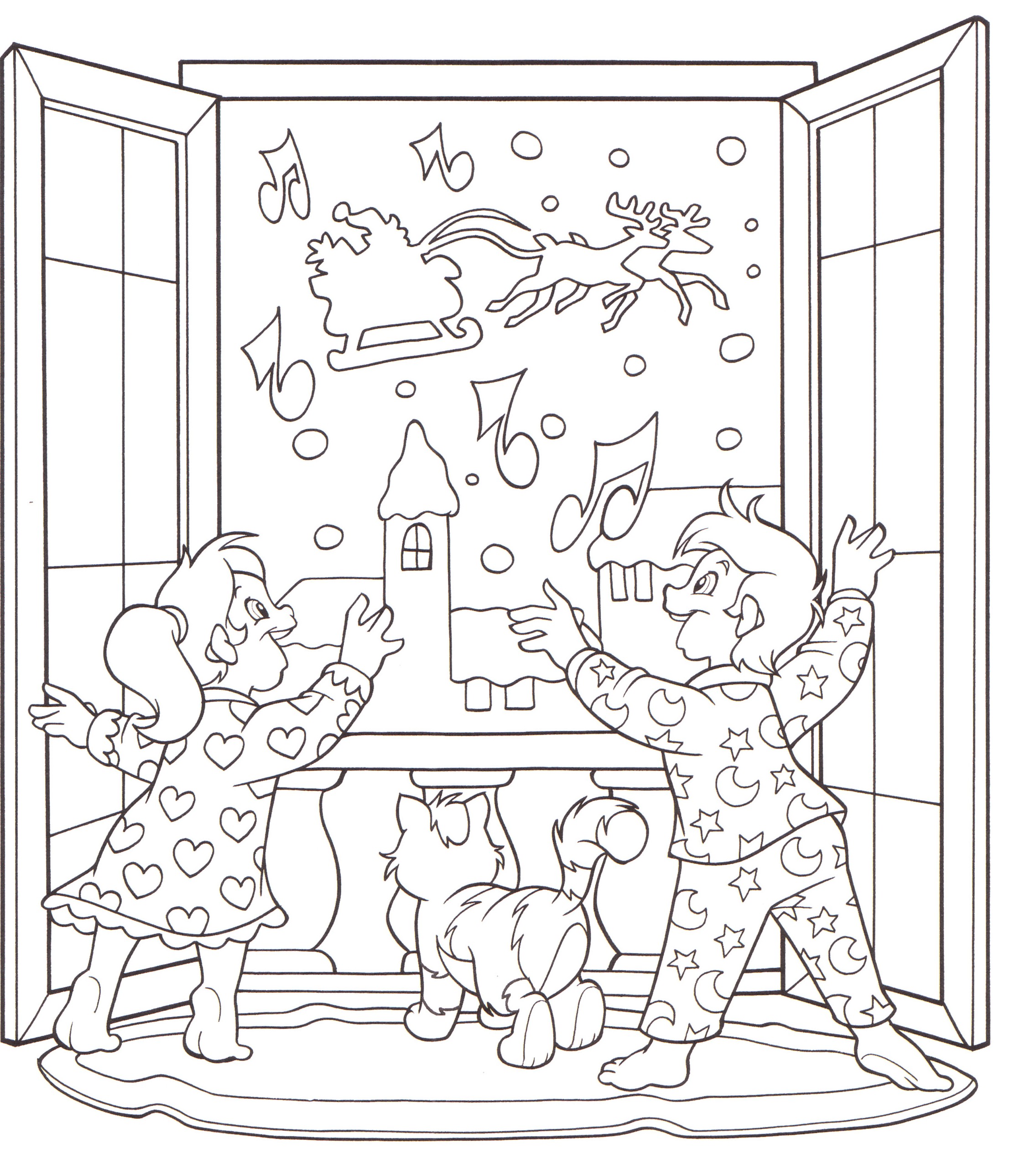 Gnomi Di Babbo Natale Da Colorare