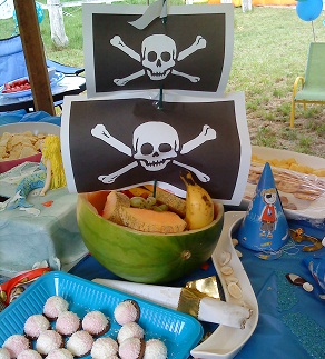 feste-compleanno-buffet-pirati-anguria