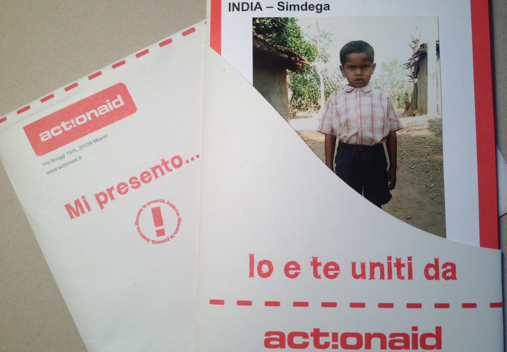 Kit informativo ActionAid