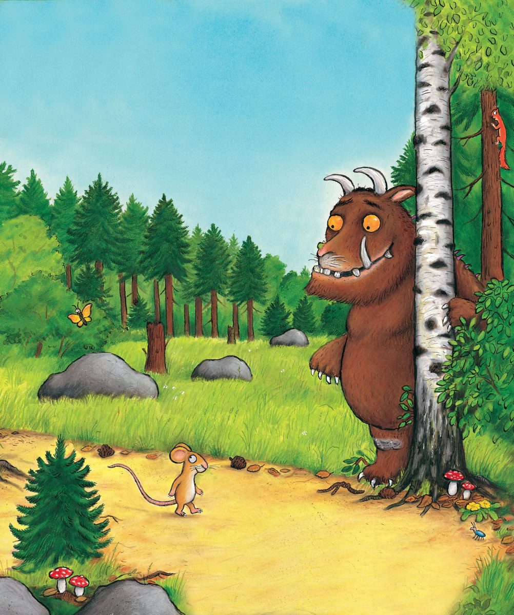 copertina del Gruffalo di Julia Donaldson illustrato da Axel Scheffler