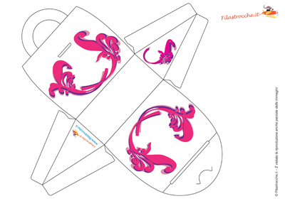 scatola a forma di borsetta