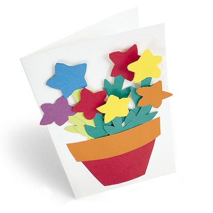 biglietto per la mamma con i fiori