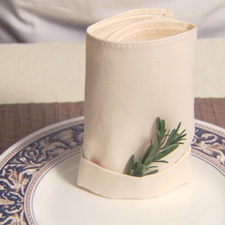 tovagliolo con rosmarino