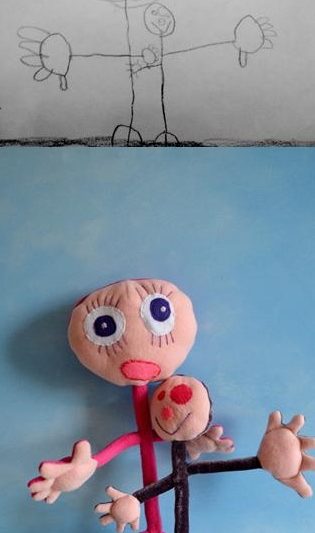 Peluche creati da Wendy Tsao, sito web childsown.com