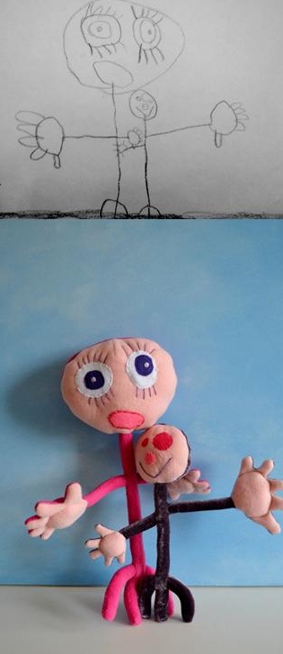 Peluche creati da Wendy Tsao, sito web childsown.com