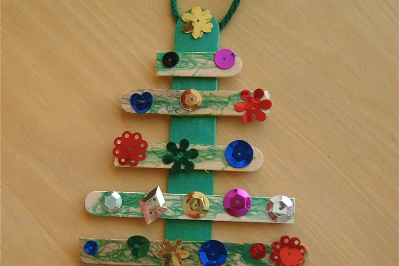 albero di natale lavoretto