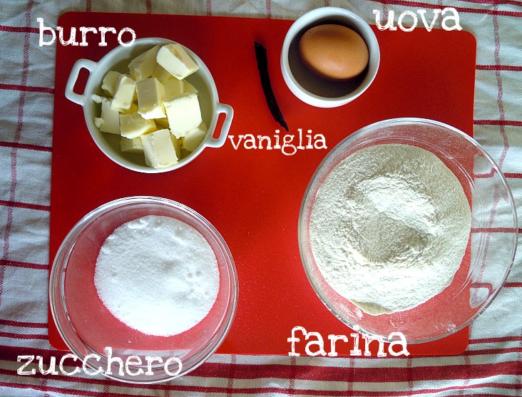 ingredienti per pasta frolla