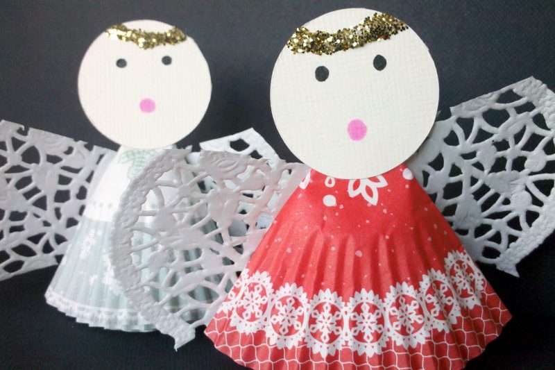 angelo di carta segnaposto