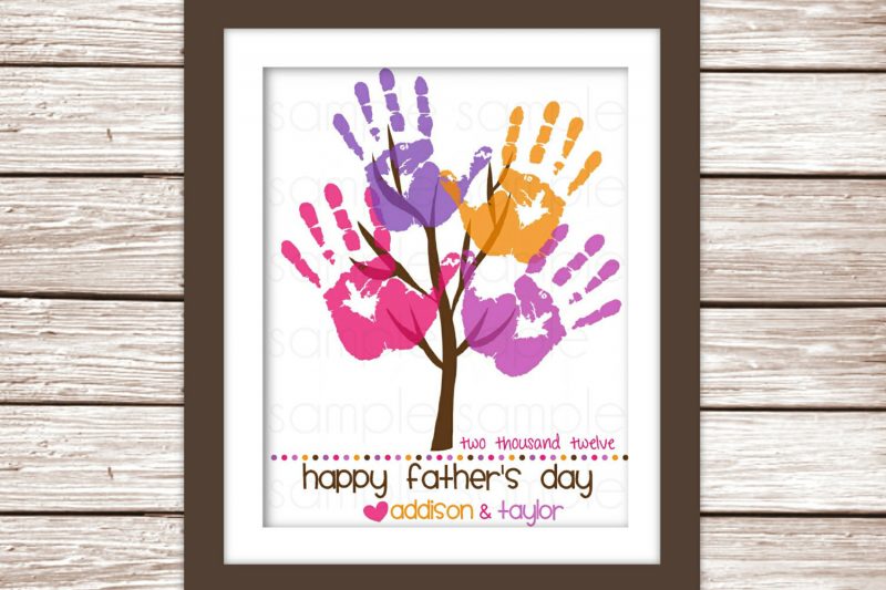 albero impronte festa papà