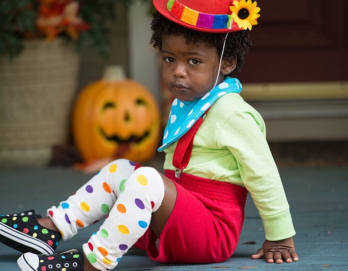 costume di carnevale da pagliaccio