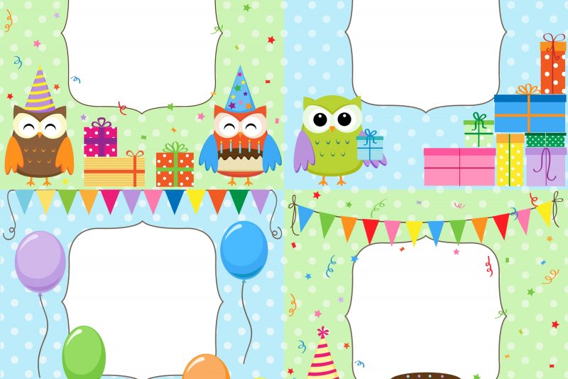 Biglietti di invito per feste di compleanno da stampare