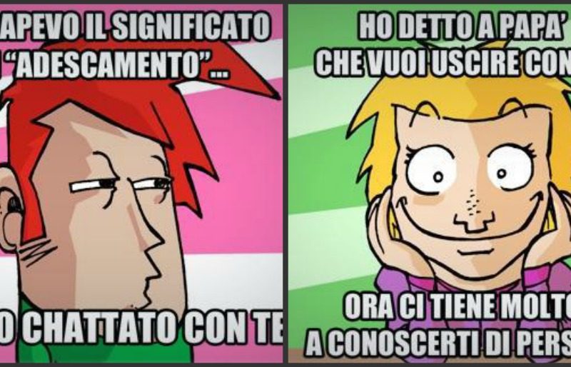 meme navigare sicuri su adescamento