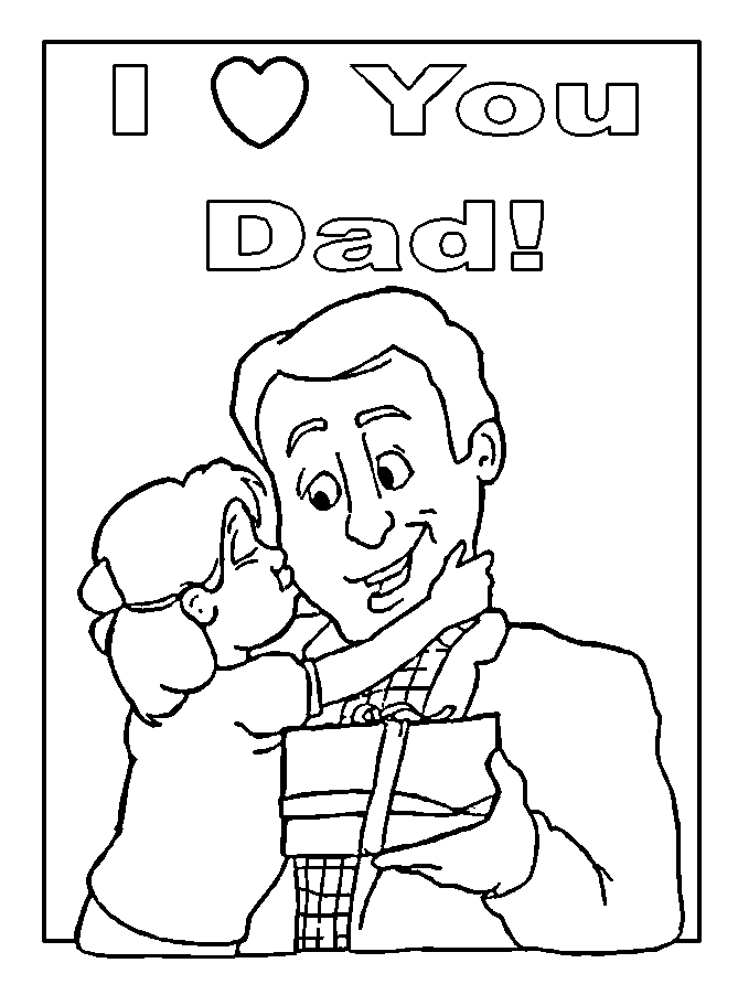 disegno per la festa del papà