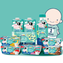 Prodotti per la colazione e merenda per bimbi