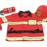 costume di carnevale da pompiere