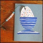 biglietti di Pasqua con uova