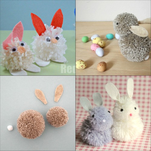 lavoretti di Pasqua con pon pon