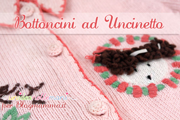 bottoni ad uncinetto