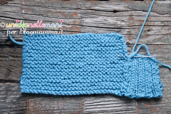 tutorial scarpine a maglia facili per bebè quarto passaggio 