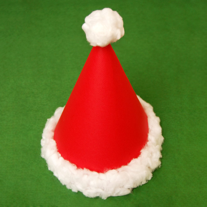 come fare un cappello di Babbo Natale 