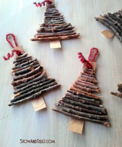 decorazioni e lavoretti di Natale con i legnett