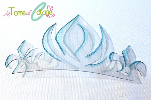 corona di Elsa di Frozen fai da te