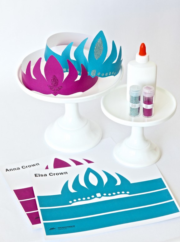 Corona di Frozen fai da te
