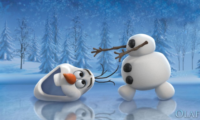 pupazzo di Neve Olaf del film animato della Disney