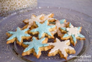 Biscotti di Frozen pasta frolla e pasta di zucchero