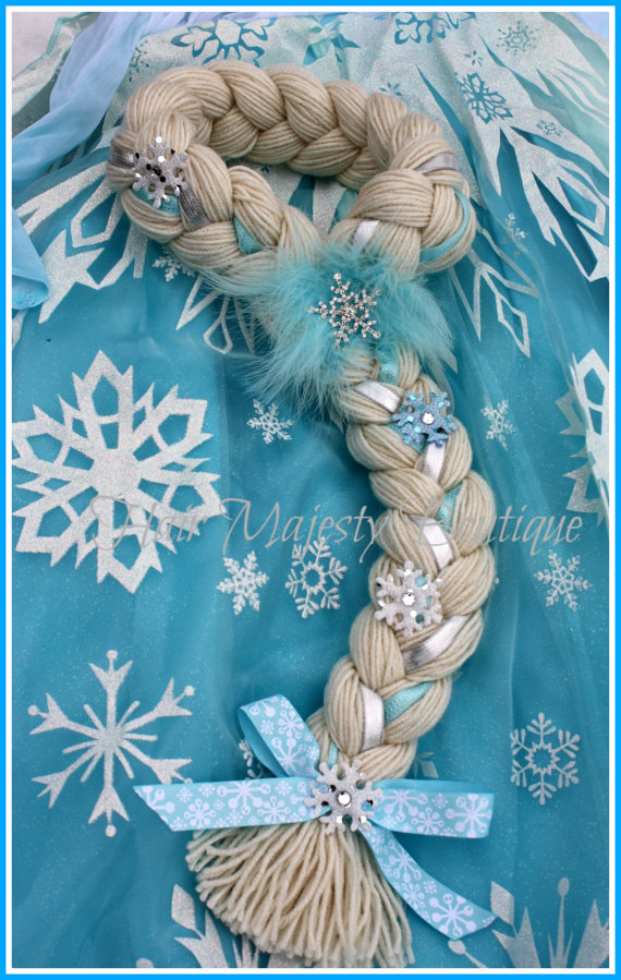 come fare la treccia di Elsa di Frozen
