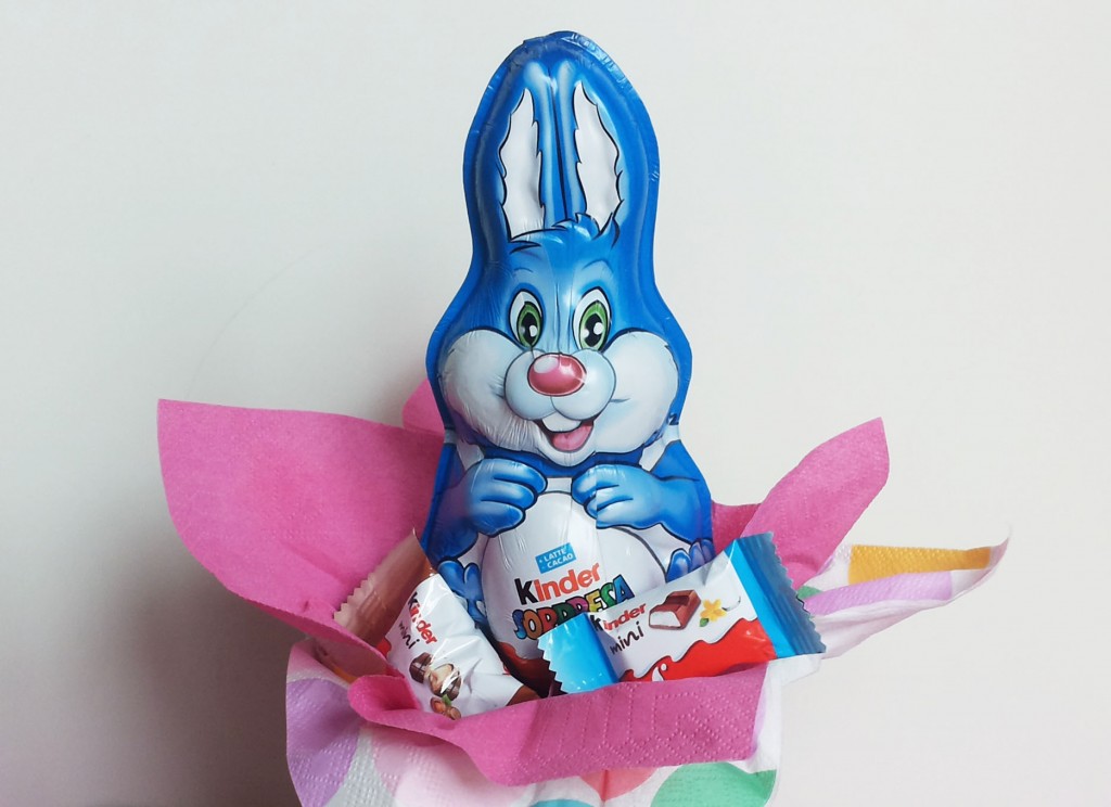 coniglietto di cioccolato kinder