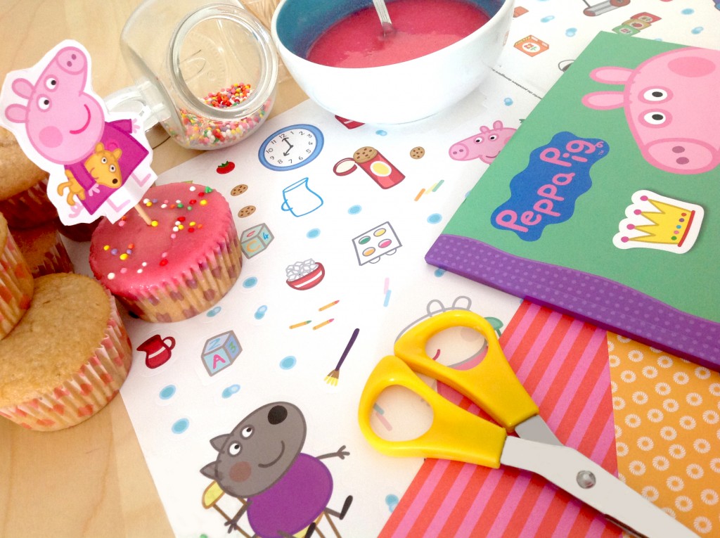 Cupcake di Peppa Pig facili_decorazioni