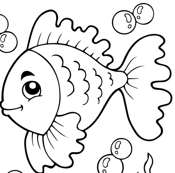 pesce di aprile disegni da stampare
