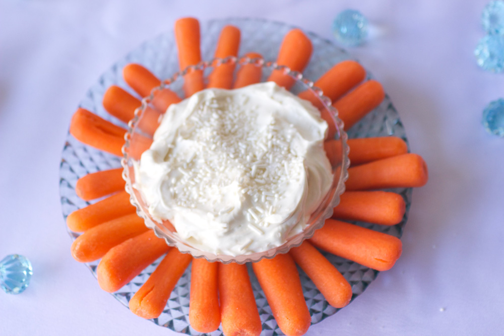 Festa a tema Frozen_Naso di Olaf-carote e formaggio