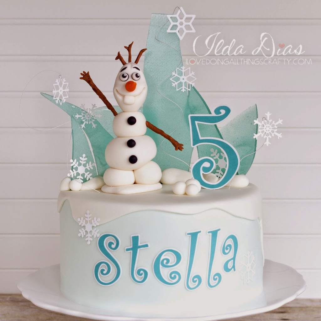 Festa a tema Frozen_torta