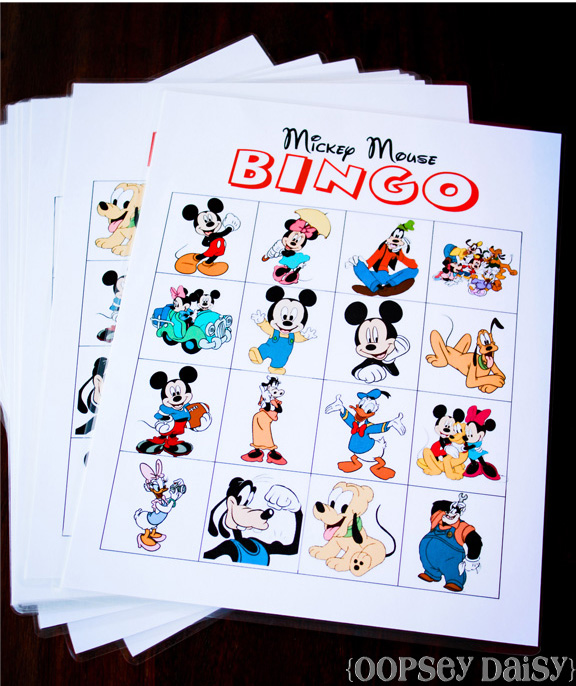 Festa a tema Topolino_Bingo