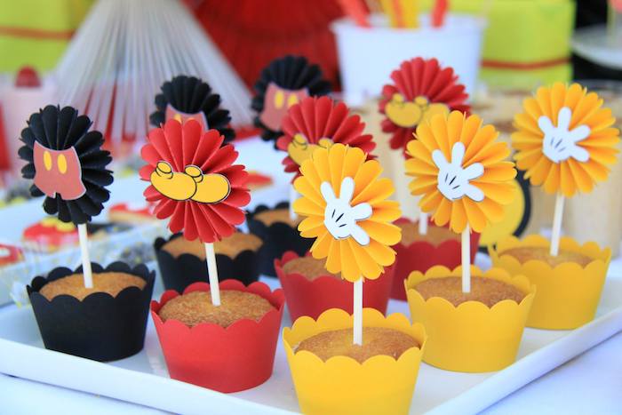 Festa a tema Topolino_decorazioni cupcake