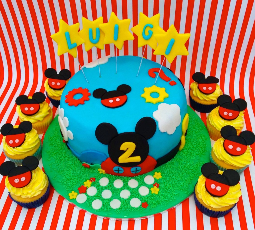 Festa a tema Topolino_torta e cupcake